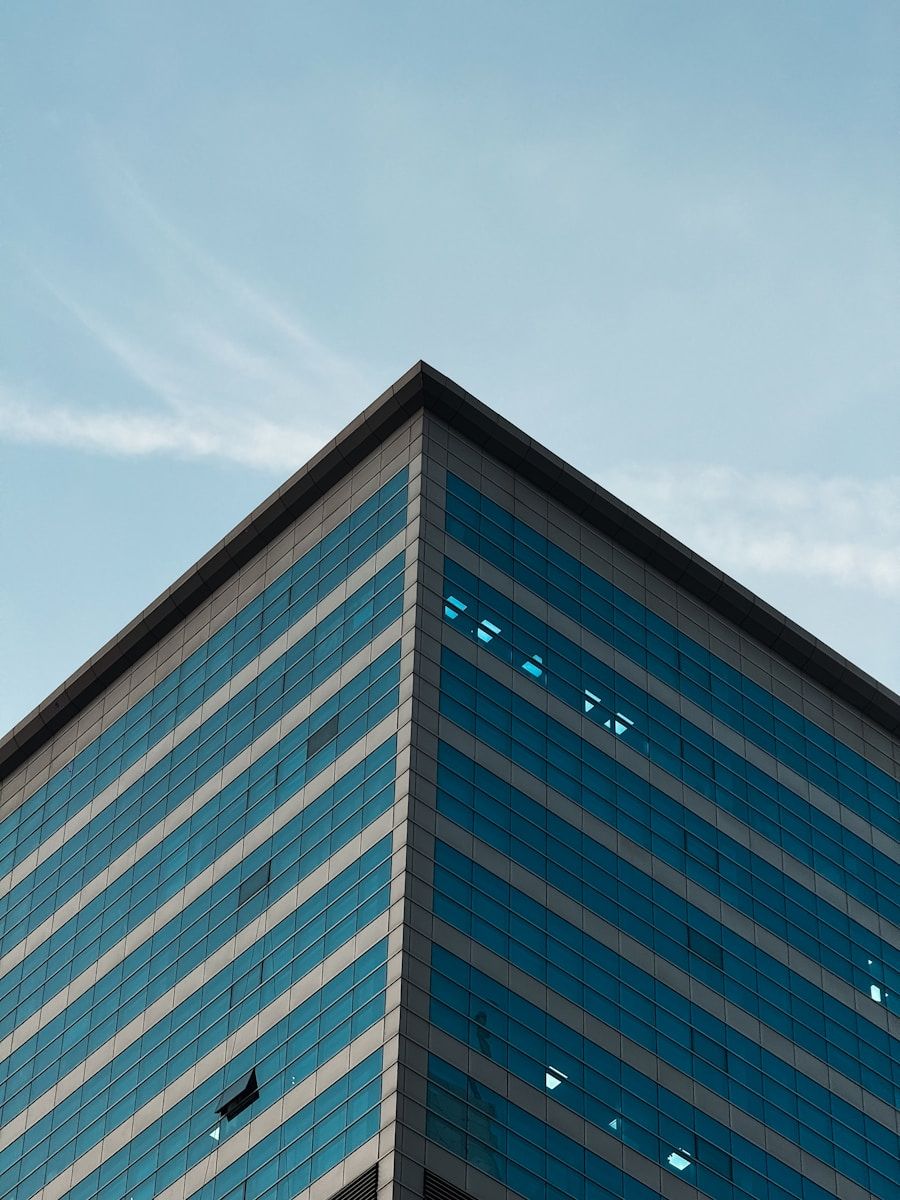 A tall building against the sky